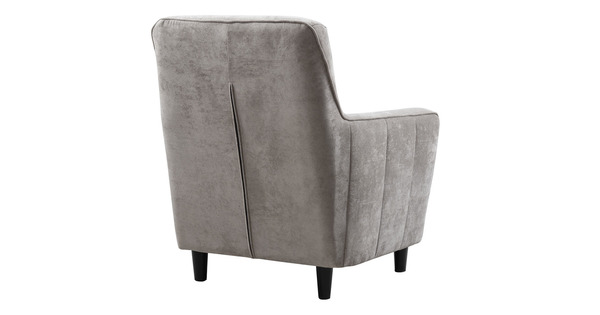 Кресло для отдыха Арно ТК 563 велюр Лаки 02 серый жемчуг