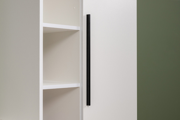 Гостиная Эйр композиция 2 белый PE шагрень, собирается на любую сторону