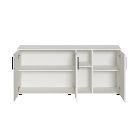 Гостиная Эйр композиция 1 белый PE шагрень, собирается на любую сторону