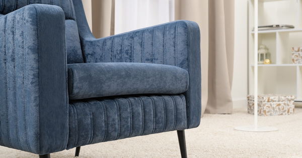 Кресло для отдыха Изабель ТК 739 велюр Романс нейви темно-синий