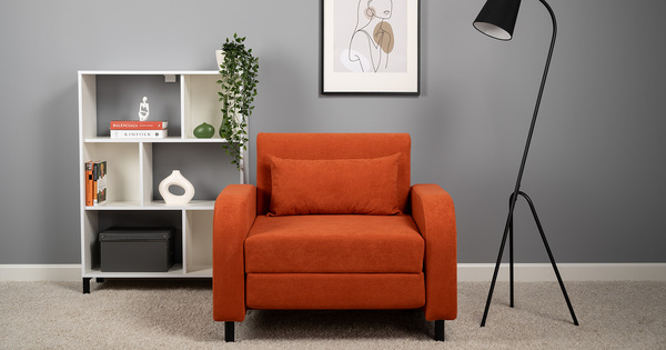 Кресло-кровать Киото ТК 781 велюр Epic 45 terra кирпичный