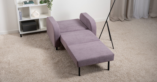 Кресло-кровать Киото ТК 782 велюр Epic 65 lilac сирень