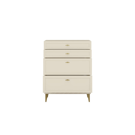 Гостиная Марион композиция 1 слоновая кость С341 PE, слоновая кость 6898 ПВХ, белый PE шагрень (собирается на любую сторону)