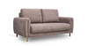 Диван-кровать прямой Оникс ТД 205 велюр Ocean 006 коричневый