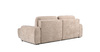 Диван-кровать угловой Тэдди 1502 композиция 2, букле Pique 006 бежевый, модульная система, сборка на любую сторону